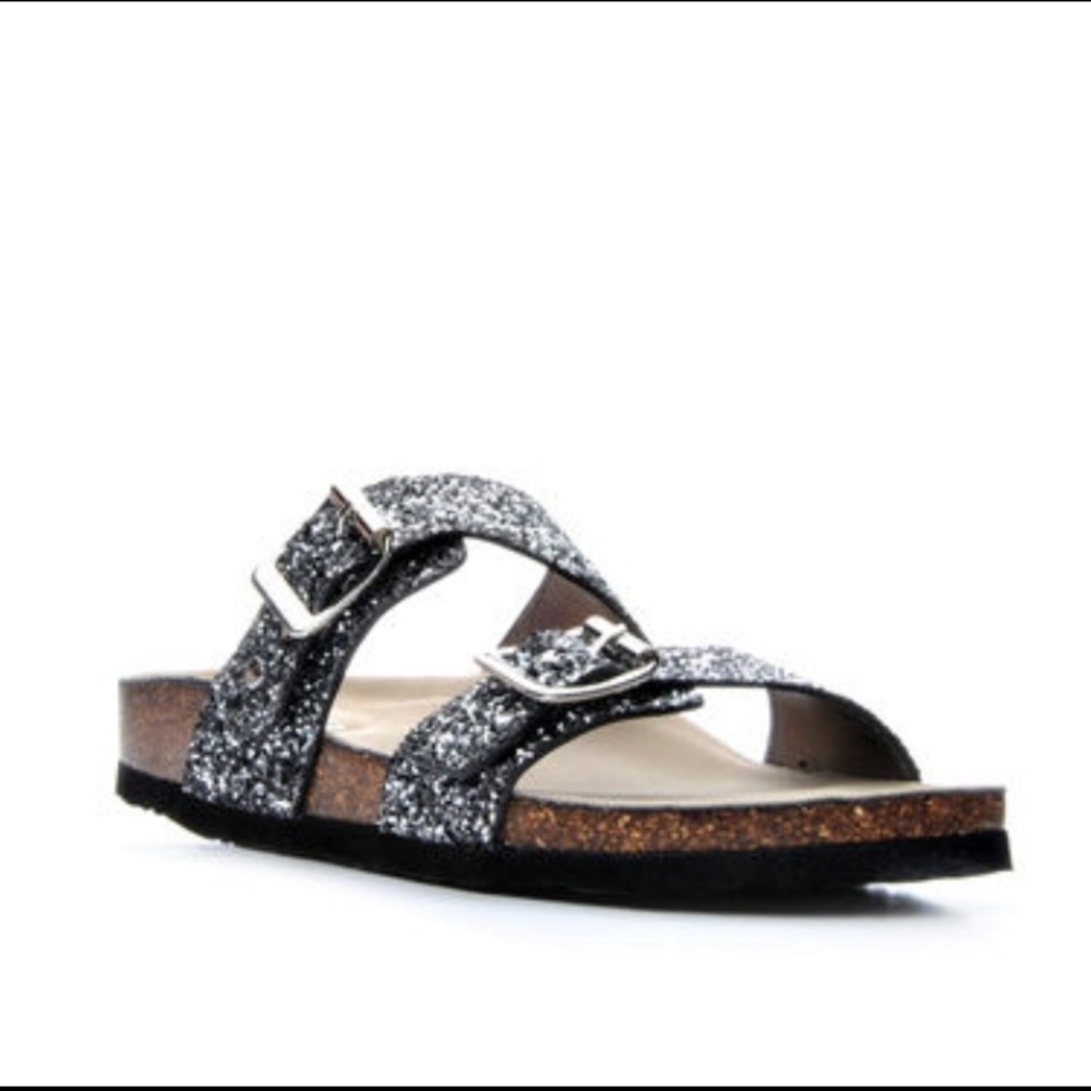 {Time And Tru} Sparkly “Birkenstock” Style